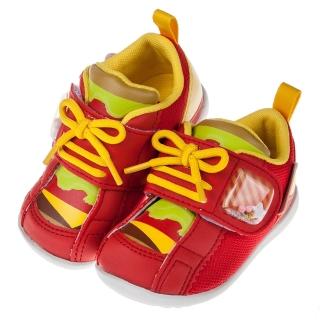 【布布童鞋】Moonstar日本歡樂甜品屋紅色寶寶機能學步鞋(I8D022A)