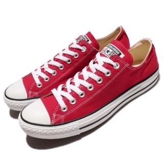 【CONVERSE】Chuck Taylor 男鞋 女鞋 休閒鞋 情侶鞋 星星 帆布 低筒 紅 白(M9696C)