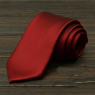 【拉福】斜紋領帶8cm寬版領帶拉鍊領帶(兒童 可選色)