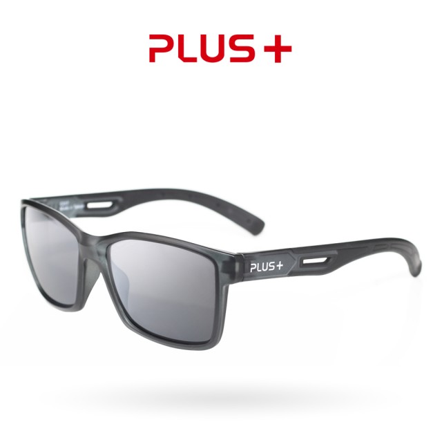 【PLUS+】C017專業級太陽眼鏡(透明灰色系)