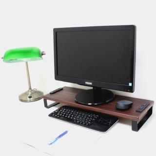 【tFriend】桌上型增高電腦螢幕架(附延長插座與USB擴充槽)