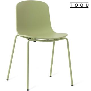 【YOI傢俱】義大利TOOU品牌 HOLI系列 哈默椅 4色可選 平面椅背/無扶手椅腳(YPM-161101)