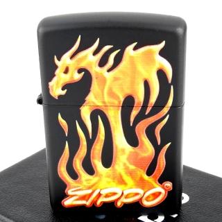 【Zippo】美系~Dragon Design-火焰龍立體圖案打火機