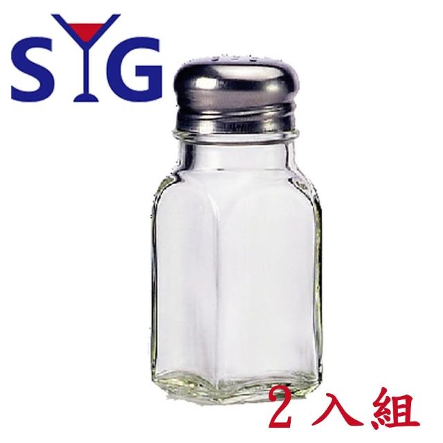 【SYG】玻璃四方調味罐SG-24(2入組)