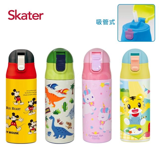 【Skater】吸管不鏽鋼保溫瓶360ml(迪士尼)