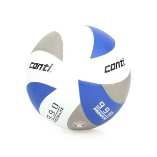 【Conti】5號頂級超世代橡膠排球 灰藍白(V990-5-WGRB)
