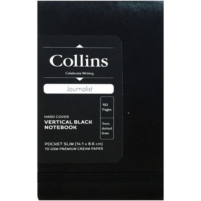 【Collins】羅伯特系列-黑A6-CU-0601(筆記本)