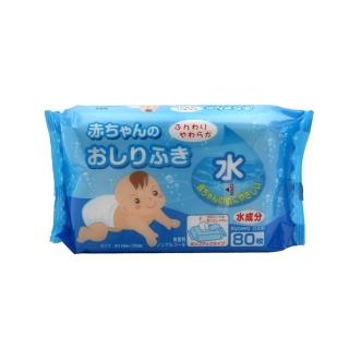 【WAVA】日本KYOWA 無酒精香料 寶寶臀部濕紙巾80枚