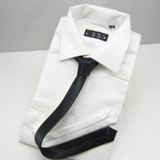 【拉福】極細3.5cm黑色超窄版領帶拉鍊領帶(兒童黑)