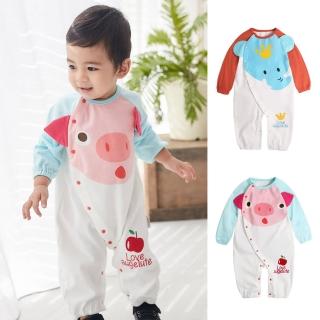 【Baby童衣】動物造型長袖連身衣 82057(共2色)