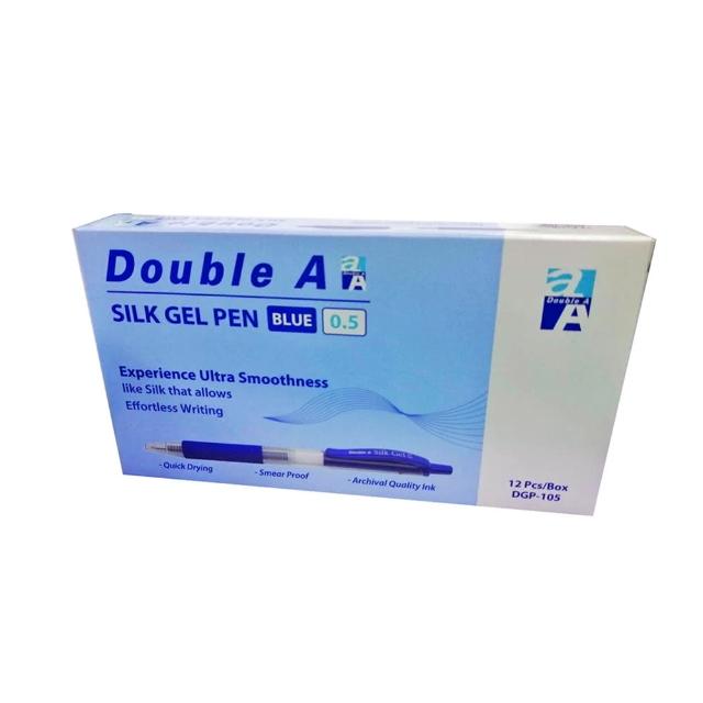 【Double A】極順中性筆0.5mm藍-DAGP18002(12支/盒)