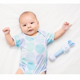 【Newstar明日之星】MIT優雅點點嬰兒/新生兒包屁衣 2入(新生兒 嬰兒 3M 出生 推薦 人氣)
