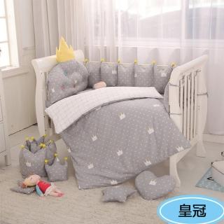【HA Baby】嬰兒床專用-4件套組(適用 長x寬130cmx70cm嬰兒床型 嬰兒床床包、嬰兒床床單)