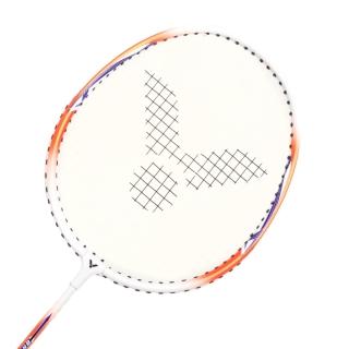 【VICTOR】亮劍穿線拍-羽球 羽毛球拍 訓練 勝利 橘白(BRS-1833)