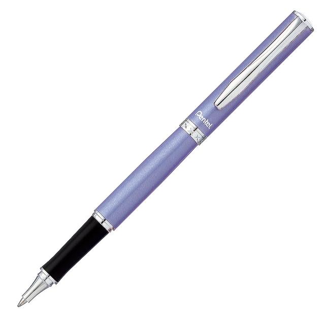 【PENTEL】飛龍 K611V 高級不鏽鋼鋼珠筆(紫軸)