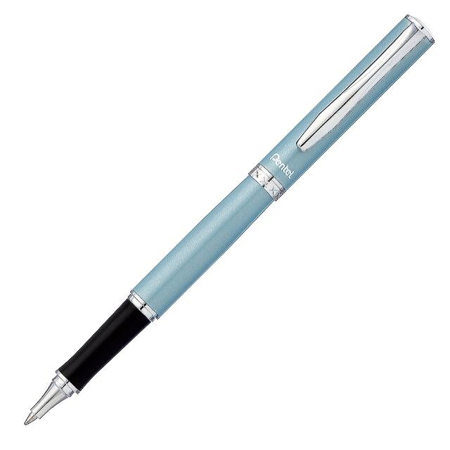 【PENTEL】飛龍 K611S 高級不鏽鋼鋼珠筆(藍軸)