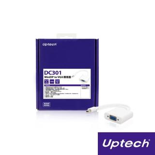 【Uptech】DC301 MiniDP to VGA轉換器