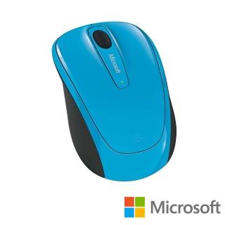 【Microsoft 微軟】無線行動滑鼠 3500(藍)