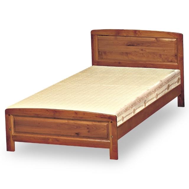 【時尚屋】艾德琳樟木色3.5尺加大單人床-不含床墊 G18-075-2(免運費 免組裝 臥室系列)