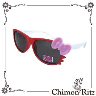 【Chimon Ritz】帥氣貓兒童太陽眼鏡-紅白(墨鏡 抗UV 防曬)