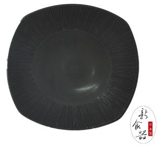 【新食器】日本黑十草方型盤(碗盤器皿)