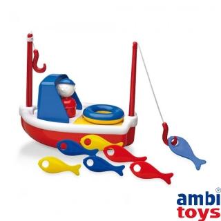 【英國 ambi toys】船長釣魚趣(寶寶沐浴戲水玩具)