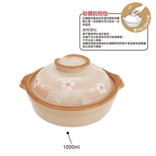 松村窯7.5吋日式砂鍋-紅梅(1000ml)