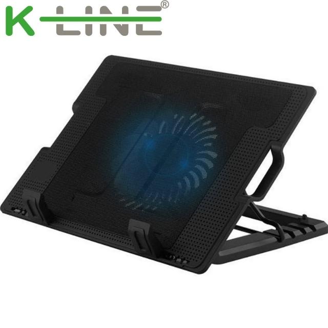 【K-Line】37CM 超靜音筆電散熱支架(黑)