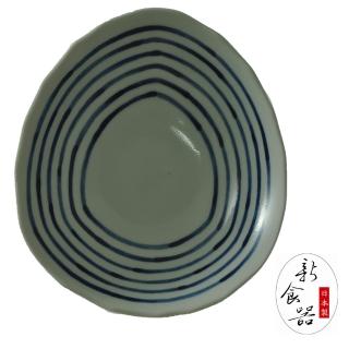 【新食器】日本有田燒三角藍紋盤(碗盤組)