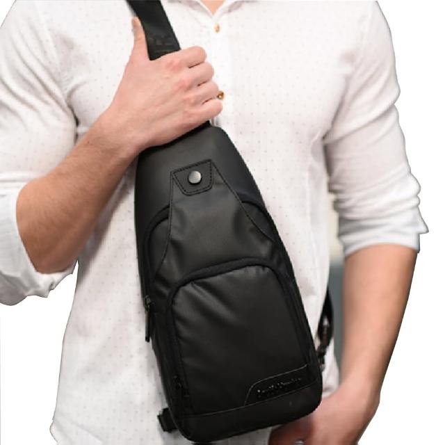 【PUSH!】戶外用品 防水單肩斜背包旅遊包學生包3C小包商務包防搶包手機包(胸包小包U52)
