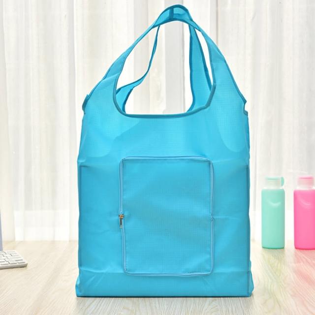 【iSFun】防水素面＊摺疊收納輕便購物袋/5色可選