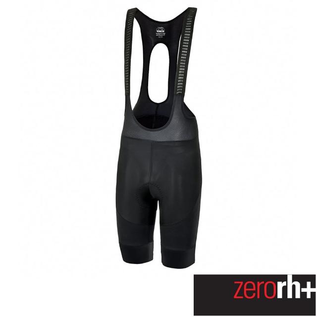 【ZeroRH+】義大利專業 Vortice 男仕競賽級吊帶自行車褲(黑色 ECU0515_R90)