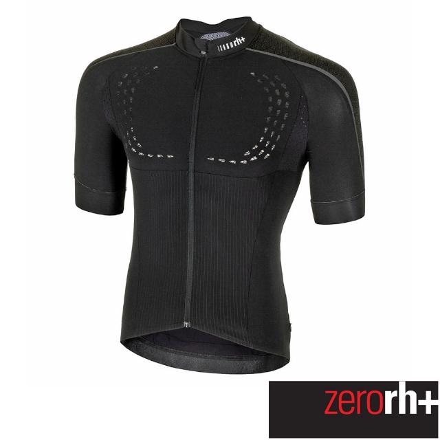 【ZeroRH+】義大利 Suprema AirX 男仕專業競賽自行車衣(黑色 ECU0403_R90)