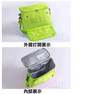 【Osun】車用掛袋/肩背兩用保溫保冷野餐包啤酒飲料包(花色任選/CE249)