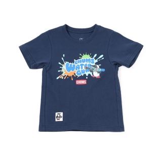 【CHUMS】CHUMS 休閒 Kids CHUMS Water Gun T短袖上衣 深藍色(CH211322N001)