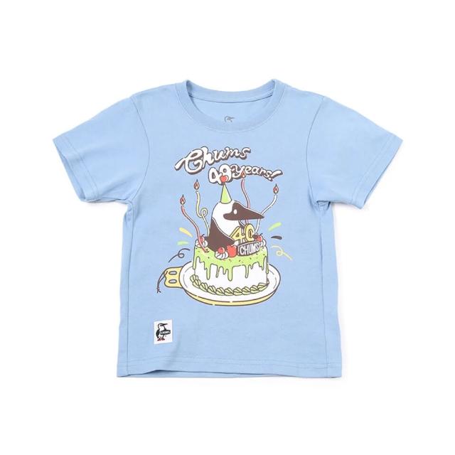 【CHUMS】CHUMS 休閒 Kids CHUMS 40 Years Cake T短袖上衣 天空藍(CH211321A056)