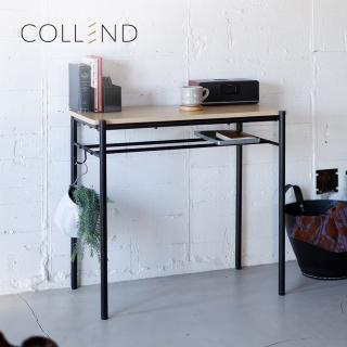 【日本COLLEND】IRON 鋼製窄型筆記型電腦桌-DIY(辦公桌/筆電桌/書桌)