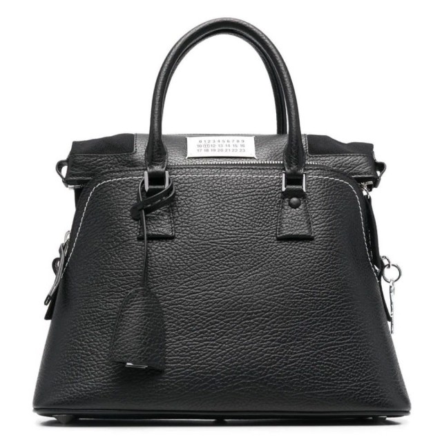 【Maison Margiela】時尚品牌經典SAC黑色大型手提兩用包(黑)