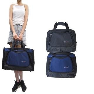 【SNOW.bagshop】旅行袋YKK大容量U型主袋+外袋共四層(MIT防水尼龍布穿桿附長背帶)