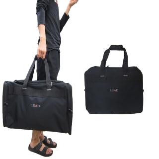 【SNOW.bagshop】旅行袋YKK大容量U型開口主袋+外袋共三層(MIT防水尼龍布附長背帶)