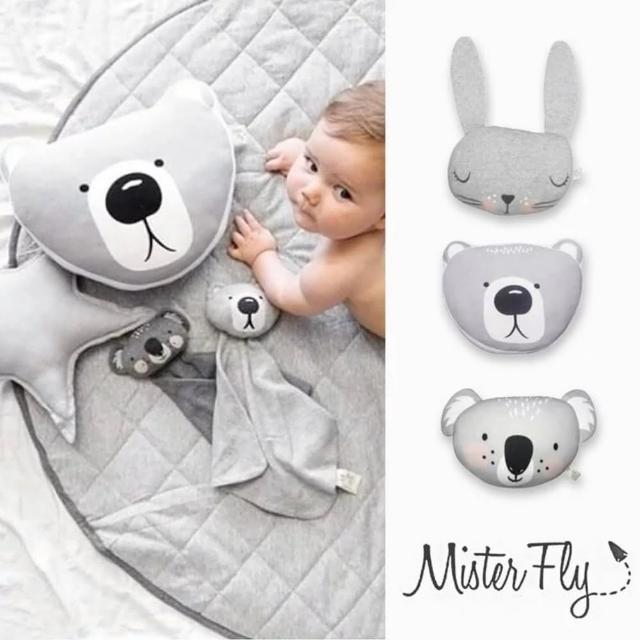 【澳洲 Mister fly】時尚手繪風動物造型純棉大抱枕(5款可選)