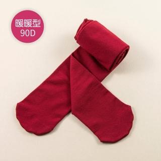 【公主童襪】90D秋冬溫暖紅色超細纖維兒童褲襪（0-12歲）- 3歲以下止滑