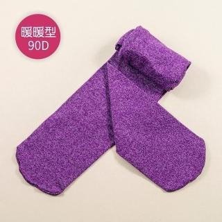 【公主童襪】90D秋冬紫色超細纖維花紗款兒童褲襪（0-12歲）- 3歲以下止滑