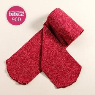 【公主童襪】90D秋冬紅色超細纖維花紗款兒童褲襪（0-12歲）- 3歲以下止滑