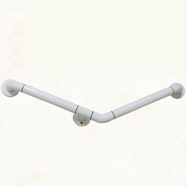 135度 斜臂式扶手 ABS 牙白防滑 浴室扶手(老人小孩 無障礙設施)(IA046)