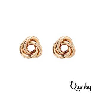 【Quenby】獨特而不做作螺旋狀設計耳環/耳針(耳環/配件/交換禮物)