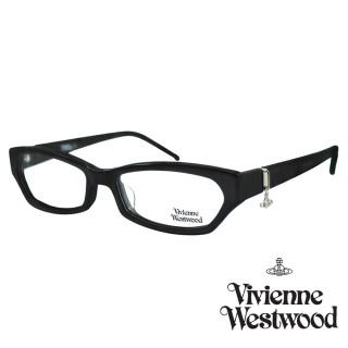 【Vivienne Westwood】光學鏡框閃耀星星垂飾英倫龐克風-黑 VW167 08(黑 VW167 08)