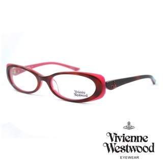 【Vivienne Westwood】光學鏡框英倫風-琥珀紅-VW198 03(琥珀紅-VW198 03)