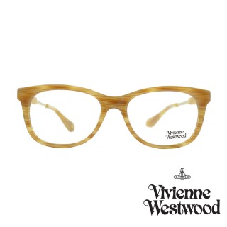 【Vivienne Westwood】光學鏡框英倫風-木紋-VW297V 04(木紋-VW297V 04)