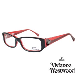 【Vivienne Westwood】光學鏡框英倫龐克風-紅-VW189 04(紅-VW189 04)